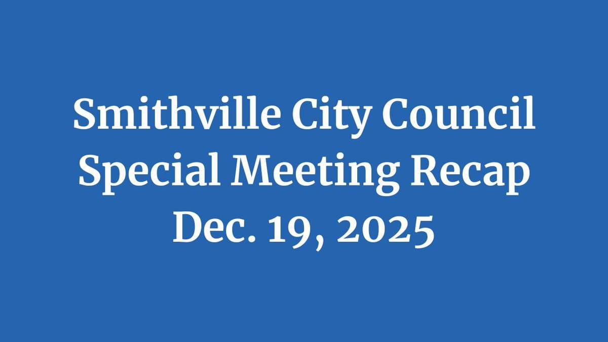 Smithville City Council Approves Enclave Development Agreement, Delays Leaf and Limb Fee Decision